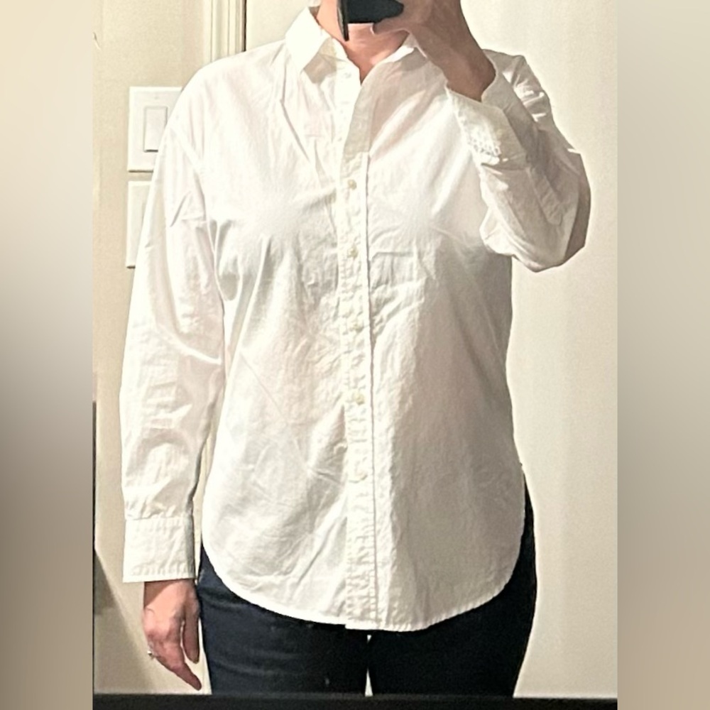 Universal Thread Oversized 100% Cotton Button Down Long Sleeve Shirt